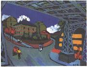 Ernst Ludwig Kirchner, Railway underpass in Dresden